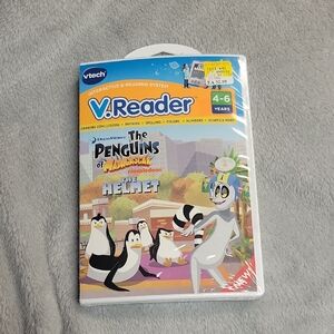 Vtech V.Reader - Penguins of Madagascar Game